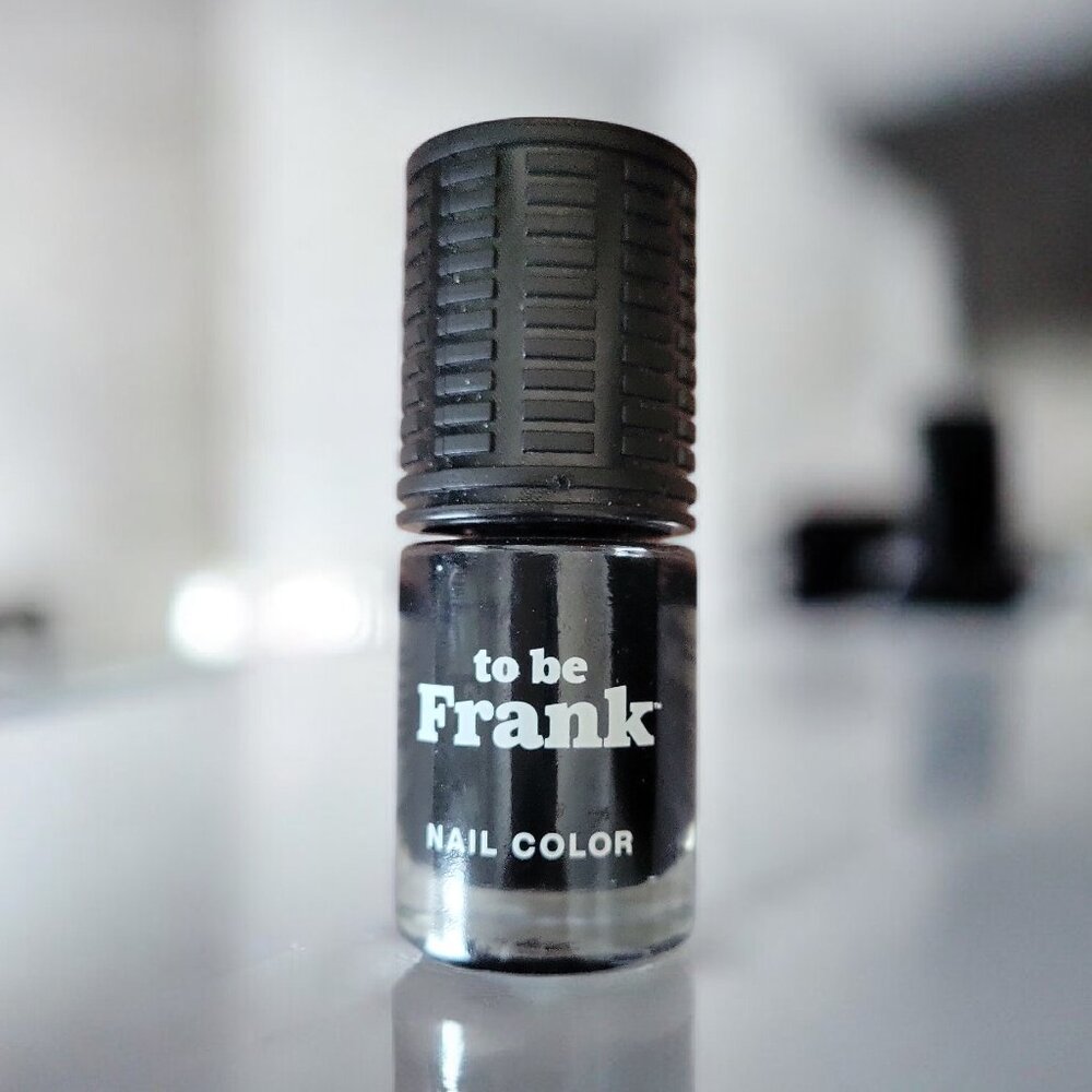 🖤To Be Frank “Black Like My Soul” Vegan Cruelty-Free Nail Color 15 ml